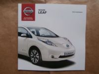 Nissan Leaf Prospekt Dänemark Mai 2013 Rarität