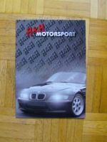 H&H Motorsport BMW Z3 Coupe/Roadster Prospekt 11/1998 NEU