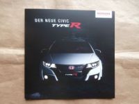 Honda Civic Type R Mai 2015 A5 Format Prospekt