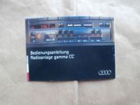 Audi Radioanlage gamma cc Anleitung Juni 1994