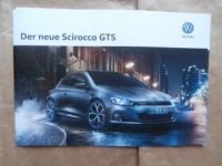 VW Scirocco GTS Typ13 Prospekt April 2015 NEU