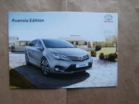Toyota Avensis Edition T27 Prospekt Januar 2015 NEU