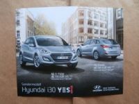 Hyundai i30 YES Sonderprospektblatt NEU 2015