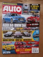 Auto Zeitung 11/2015 Superb vs. F10 vs. BR212,Corvette Z06 vs. N