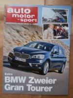 ams 15+16/2015 BMW 216i-220i,214d-220d xDrive Gran Tourer F46