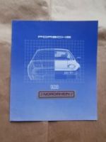 Porsche 928 Prospekt Katalog Brochure Broschüre Großformat