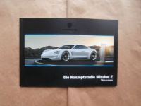 Porsche Mission E Prospekt Deutsch September 2015 NEU