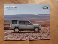 Land Rover Discovery Preisliste Juni 2015 NEU