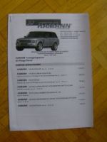 Hamann Motorsoport Tuningprogramm Range Rover Preisliste 7/2004