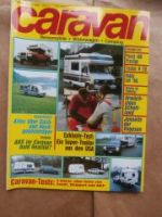 caravan 3/1989 Pusch 460 Prestige,Tischer N 120,Hobby 550 TML