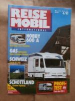 Reise Mobil 4/1991 Hobby 600A,Carls-Aue 630S,Granduca 51T,