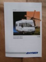 Hymermobil E-Klasse S-Klasse Preisliste 21.6.1995