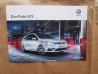 VW Polo GTI Typ 6C Mai 2015 Prospekt NEU