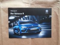 VW Scirocco R Modelljahr 2015 Preisliste NEU