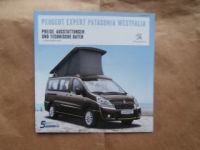 Peugeot Expert Patagonia Westfalia 1.9.2015 Preisliste