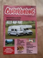 caravaning 7/1988 Dauertest Bürstner 585TS,Audi 80/90 mit Franki