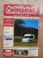 caravaning 1/1986 der neue Transit,Rücker Opel Kadett mit Eribel