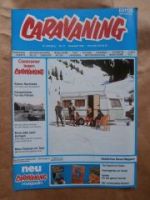 caravaning 12/1982 Citroen CX Pallas D mit Hobby Prestige 555 TL