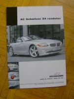 AC Schnitzer Z4 roadster E85 Prospekt NEU
