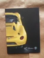 Alfa Romeo 4C Spider Buch Prospekt Katalog August 2015 NEU