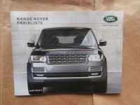 Land Rover Range Rover August 2015 NEU