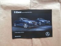 Mercedes Benz E-Klasse Coupé & Cabriolet BR207 Sport Edition 9/2015