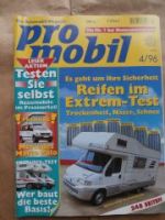 pro mobil 4/1996 Concorde 720 auf Fiat Ducato vs. Iveco Daily vs