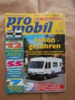 pro mobil 8/1996 Weinsberg Komet, Eura Sport,Frankia A 630R,