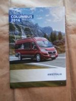 Westfalia Columbus 2016 600D 601D 640E 641E August 2015