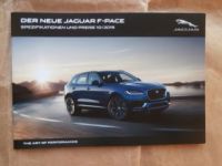 Jaguar F-Pace (X761) +First Edition Spezifikationen & Preise 10/