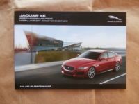 Jaguar XE (X760) Spezifikationen & Preise 11/2015