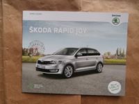 Skoda Rapid Joy (Typ NH) Prospekt November 2015 NEU