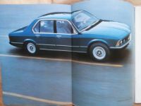 BMW 728 730 733i E23 Französisch März 1977 Prospekt Catalogue