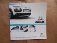 Citroen C4 Cactus Zubehör Prospekt NEU