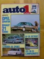 auto 1 uno Opel Senator R21 Turbo AX Sport Spanien Autozeitung