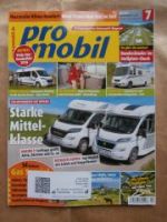 pro mobil 7/2015 VW T6 California, Hobby Vantana, Knaus Van I