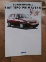 Fiat Tipo 1.4i.e. Primavera Prospekt März 1992 Rarität