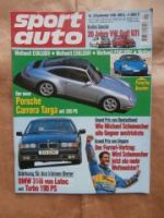 sport auto 9/1995 20 Jahre VW Golf GTi,Porsche 911 Carrera Targa