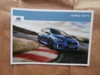 Subaru WRX STi Prospekt Juli 2015 +Preisliste NEU