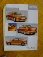 irmscher Opel Astra Coupe News Prospekt +Preise 2/2000 NEU