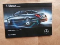 Mercedes Benz S-Klasse BR222 300h 350d S400h S500 S600 S63