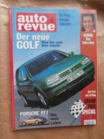 auto revue 9/1997 Golf4,Porsche 911 (996),911 GT1,Escort Cabrio