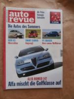 auto revue 7/2000 Audi A2 1.4, Smart Cabrio,PT Cruiser,Alfa Rome