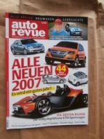 auto revue 1/2007 Lauda im Mini Cooper S R56,Lada Kalina 1118,