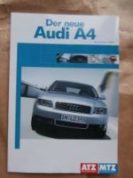 ATZ MTZ Audi A4 B6 Typ 8E November 2000 Sonderheft
