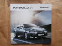 Lexus GS 300h 450h F-sport Executive Luxury line Dezember 2015,