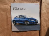 Honda Civic X Edition Prospekt Januar 2016