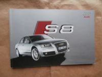 Audi S8 Typ D3 4E Prospekt Oktober 2005