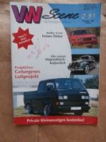 vW Scene 2/1991 Käfer,Caddy Umbau,Scirocco,Karmann Ghia