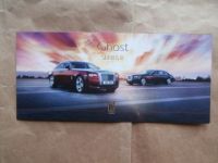 Rolls-Royce Ghost Series II Flyer Prospekt Carbrochure Brochure